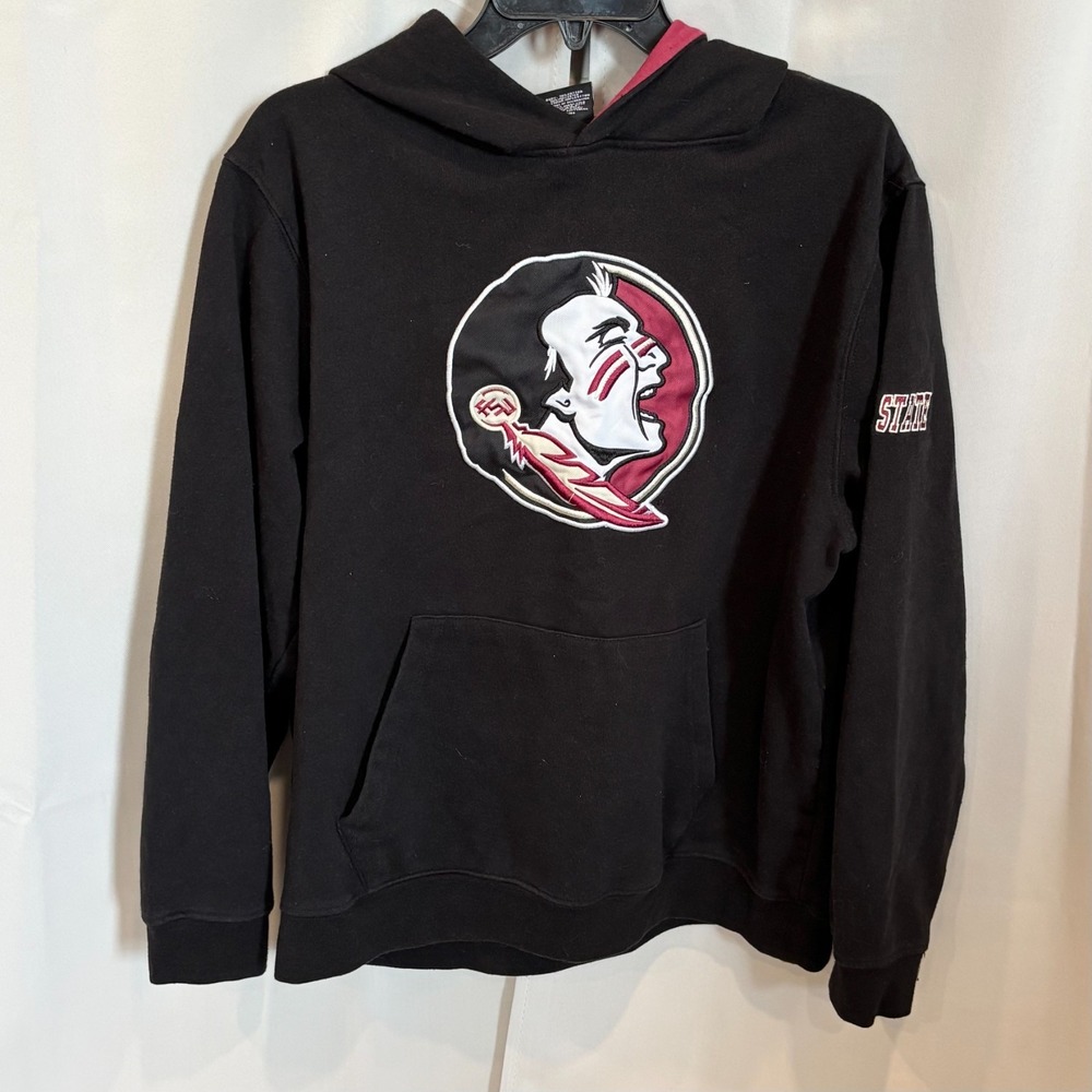Colosseum FSU Hoodie Youth XL Florida State University Indians Sweatshirt 18686x